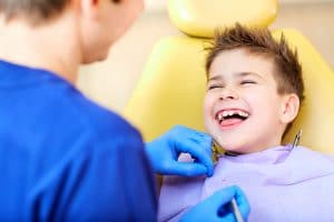 children's dental exam 